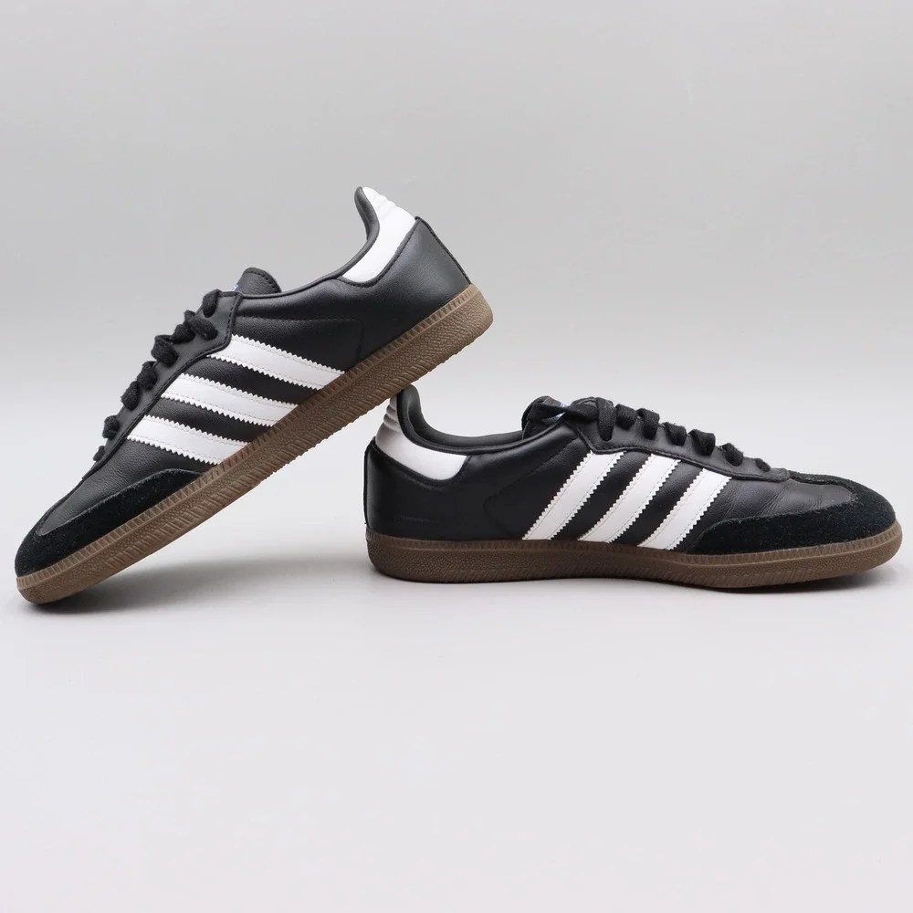 Adidas Samba OG Core Black White Gum Mens Size 7 US Casual Sneakers Shoes B75807